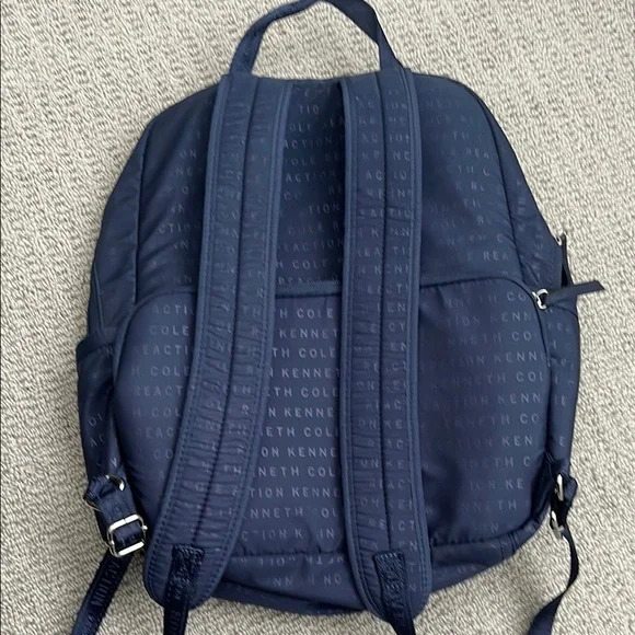 Kenneth Cole Reaction Navy Backpack - Picture 2 of 3